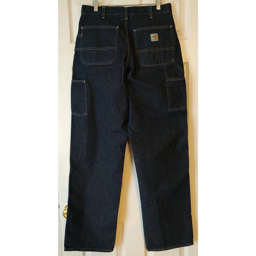 Men's Carhartt FR Utility Jeans NFPA 2112 Denim Flame Resistant Workwear 30x34